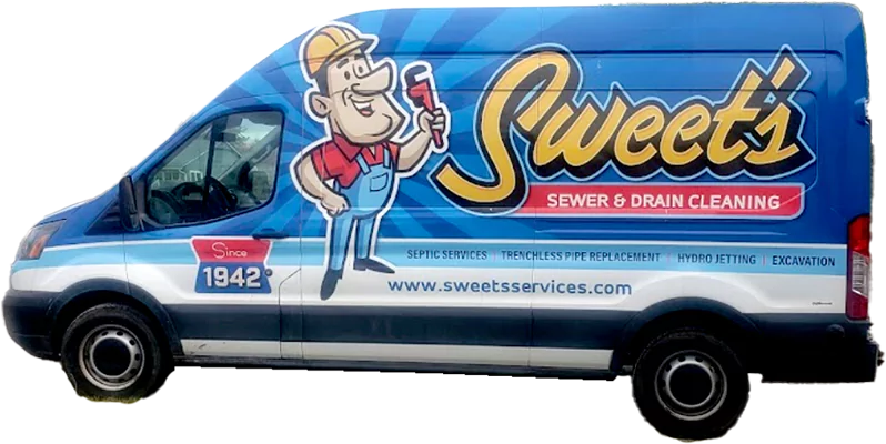 Sewer and Drain Cleaning Service Van