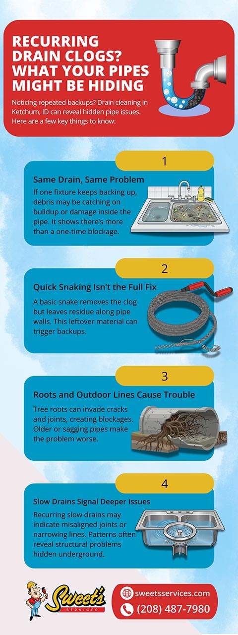 Recurring Drain Clogs? What Your Pipes Might Be Hiding